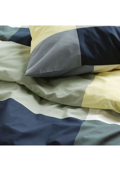 Ikea Brunkrıssla Çift Kişilik Nevresim Seti, Çok Renkli, 240x220/50x60 Cm