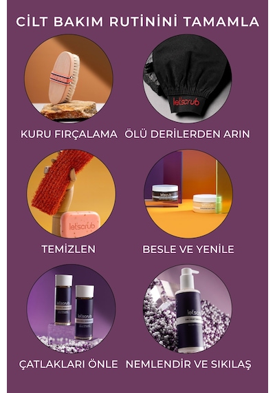 Let'scrub Doğal At Kılı Selülit Fırçası
