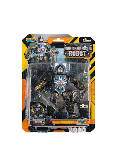Gorile Dönüşen Robot Boyut:15cm Canavar Robot
