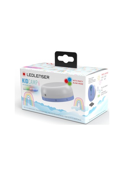 Ledlenser Kıdcamp6 Çocuk Kamp Feneri, Mor Çok Renkli