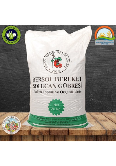 Bersol ® %100 Organik Solucan Gübresi 20 KG