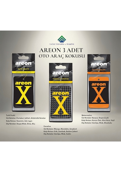 Areon 3 Adet Oto Araç Kokusu Seti 003