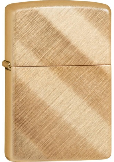 Zippo Çakmak 29675 Klasik Diagonal Weave Brass. Taşlanmış Örgü