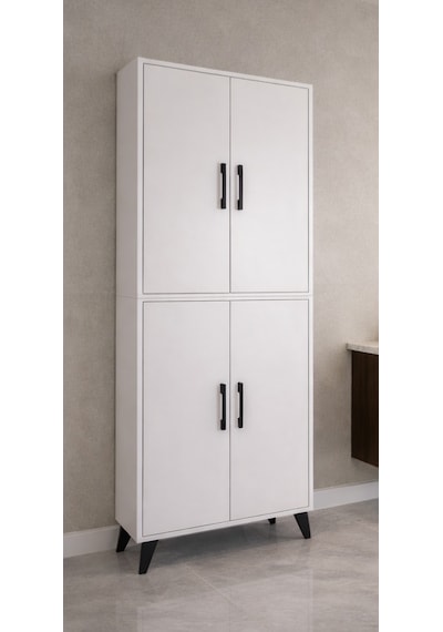 Çınar Çift Katlı Banyo Dolabı Çok Renkli
