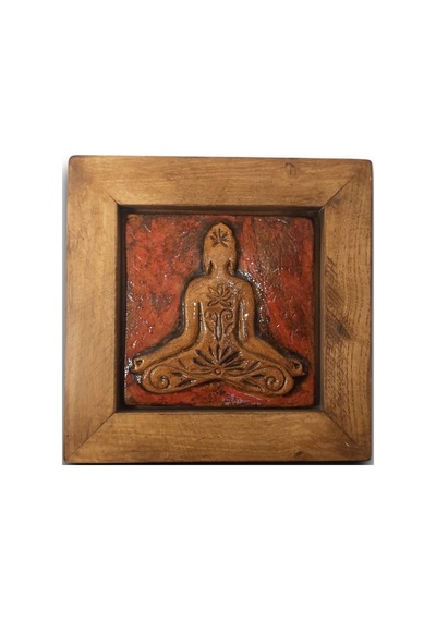 Toprakana Art Buddha Seramik Duvar Panosu -
