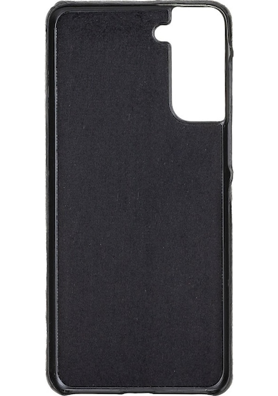 Samsung Galaxy S21 Plus Uyumlu Deri Arka Kapak Uj Rst1 Siyah Diğer