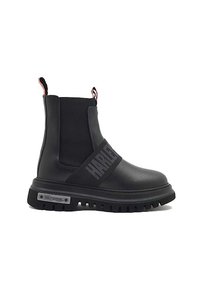 Harley Davidson Bayan Bot 021Z100563  Black Deri Siyah