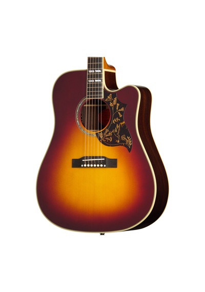 Epiphone Hummingbird Deluxe Ec Elektro Akustik Gitar Autumn Burst