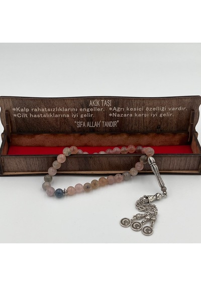 Lapis Lazuli Taşlı Erkek Tesbih Özel Ahşap Kutulu Hediyelik Tesbih Şık Erkek Hediyesi Tb24 67707060
