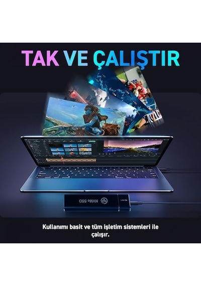 Npo Dk02 Nvme M.2 900/1000mb/s Usb-a/type-c Kablolu Taşınabilir Harici Ssd Gb, 0