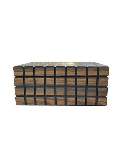 Mat Kahverengi Kaplama Humidor - Puro Saklama Kutusu