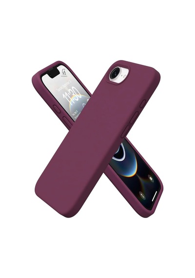 Apple iPhone 17e Uyumlu Içi Kadife Lansman Kılıf Ve Temperli Cam Ekran Koruyucu Koyu Mor