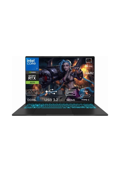 Asus V16 V3607VP-RP055-K47 Core 7 240H 128 GB 2 TB SSD 8 GB RTX5070 16" W11P Dizüstü Bilgisayar