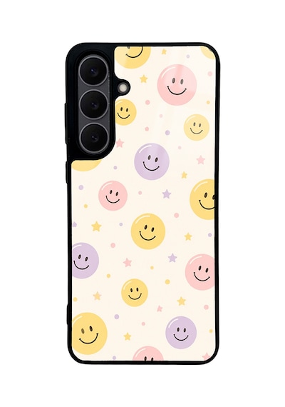 Galaxy S25 Fe Kılıf Kamera Lens Korumalı Desenli Silikon Üstün Koruma Hesaplı Dünya Pembe Kalp