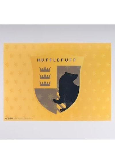 - Hufflepuff Lisanslı Amerikan Servis Acı Kahverengi