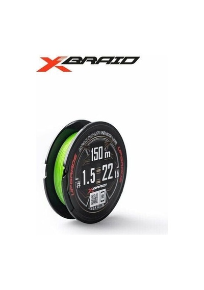Ygk X006 Upgrade Pe X8 150m Yeşil İp Misina 1.2 PE 0.185 MM