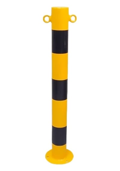 Zincir Bariyer Sistemleri Otopark Metal Duba Demir Sabit Park Bariyeri 75 Cm Siyah
