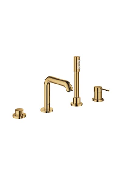 Grohe 25251GL1 Essence 4 Delikli Küvet Bataryası Cool Sunrise Altın