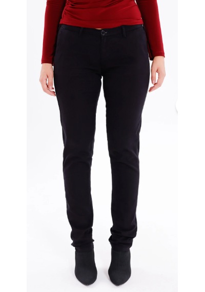 Eseclass Slim Mom Kalıp Lincoln Pantolon Siyah