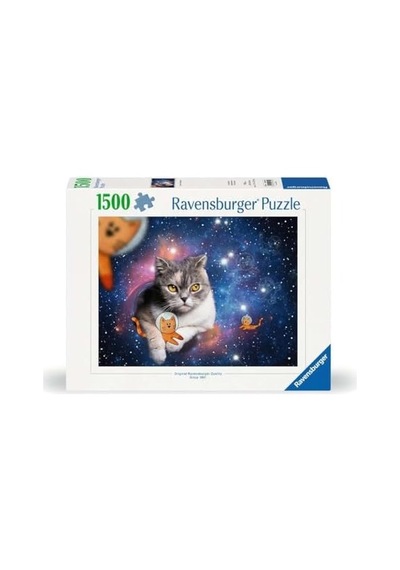 1500p Puzzle Uzayda Kediler