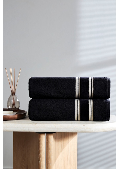 Semplıce/siyah Banyo Havlusu 90 150