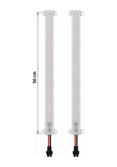 220v Opak Cam Kasalı 4014 Dim Edilebilir 50 Cm Gün Işığı Çubuk Bar Led