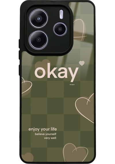 Xiaomi Redmi Note 14 4g Enjoy Your Life Tasarımlı Glossy Telefon Kılıfı Çok Renkli