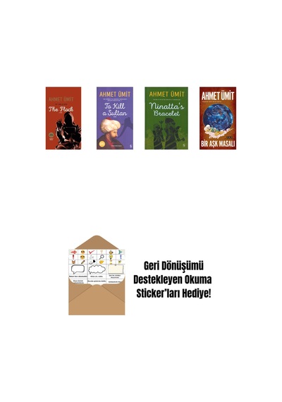 Ahmet Ümit 4 Kitap Set + Okuma Sticker'ları