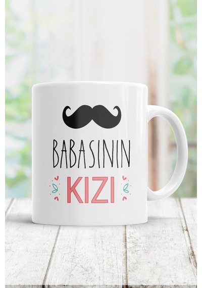 Babasının Kızı Kupa Bardak Beyaz