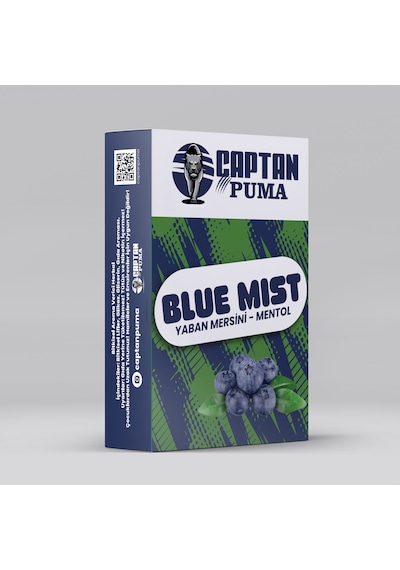 Captan Puma Blue Mist - Yaban Mersini, Mentol Aromalı Mela 50gr.