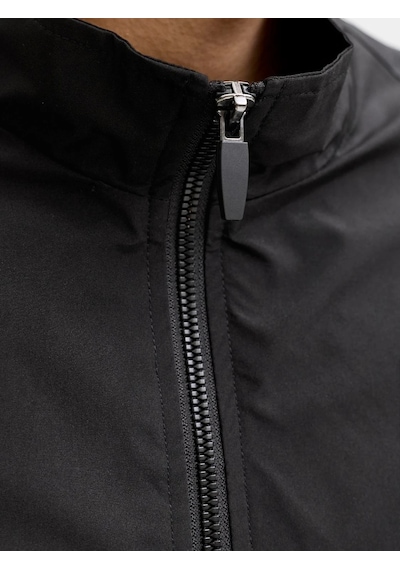 Jack & Jones Jack&jones Jjecharge Stand Collar Erkek Bomber Ceket 12288895 Siyah