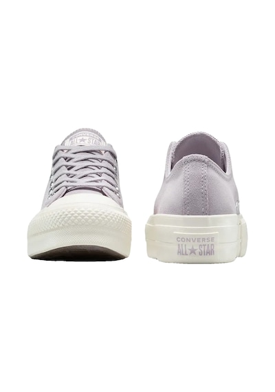Converse Converse Chuck Taylor All Star Lift Platform Colorful Suede Erkek Günlük Ayakkabı 44002 Mor