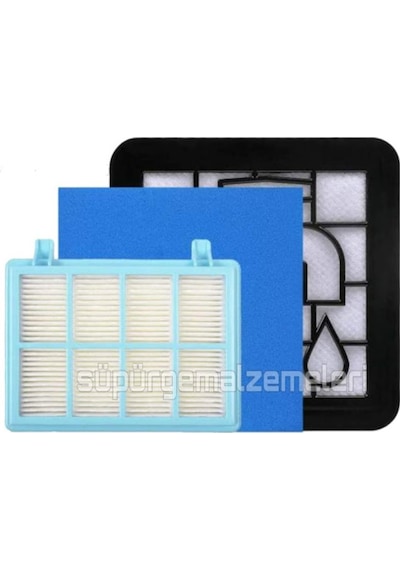 Philips Uyumlu Fc 9330 Powerpro City  Hepa Filtre Seti