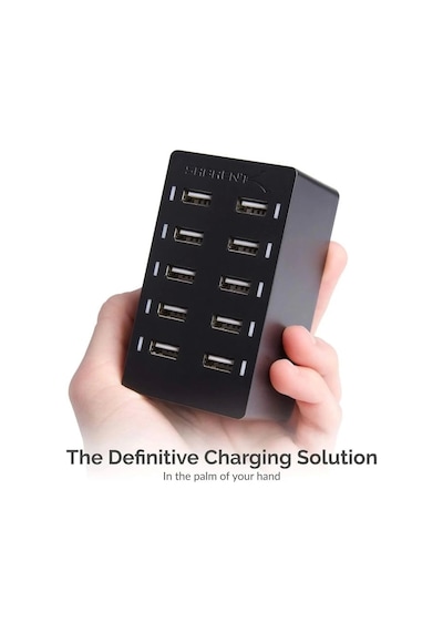 Sabrent 100 Watt Çoklu Bağlantı Noktalı Usb Hızlı Şarj Cihazı Ax-adpd 10-port