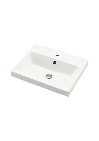Ikea Backsjön Lavabo, Beyaz, 60x48 Cm