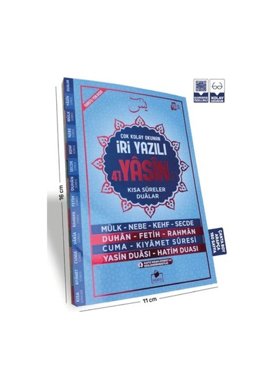Yasin Şerif Çanta Boy İri Yazılı 160 Sayfa - Mydr-757498