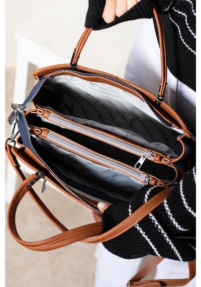 Just Polo Kadın Yeni Sezon El Ve Omuz Çantası 234079mh Lacivert Taba