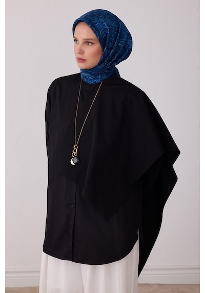 Belli Etnik Desen %100 Twill İpek Eşarp Be04 Saks