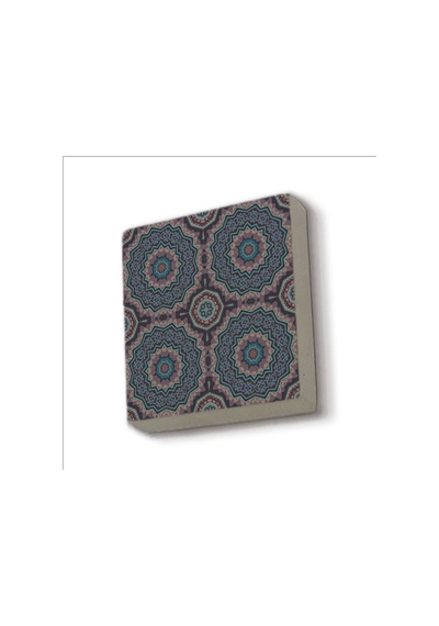 Mandala Baskılı Taş Magnet 5x5