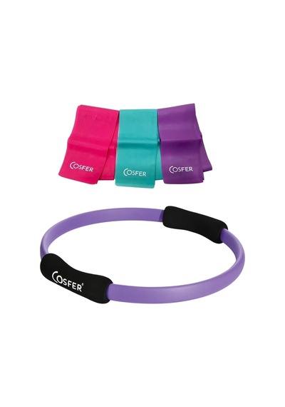 Cosfer Csf-Pcset3m Pilates Çemberi ve Pilates Band