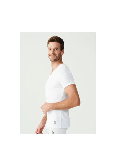 U.s. Polo Assn. Erkek 2'li V Yaka Atlet 001