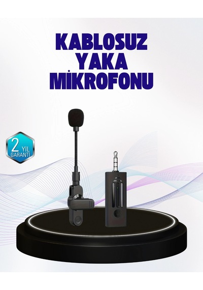 Zenvia 360 Derece Ses Algılamalı Type C Şarjlı Yaka Mikrofonu Znv2026