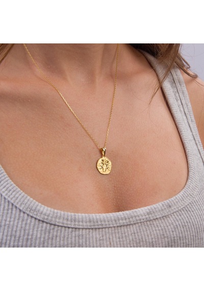 Goldkupe 14 Ayar Altın İkizler Burç Kolye Ucu 1,76 Gr-6387 Altın