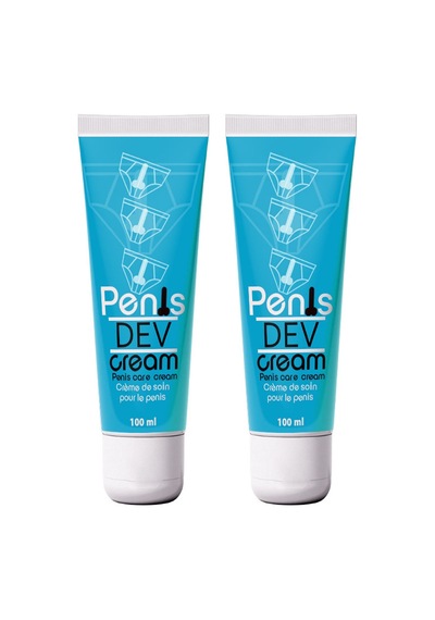 Pe.nisdev Cream 2 Adet Erkekere Özel Boyuna Enine Hacmine Pe.nisbakım Masaj Kremi 100 Ml
