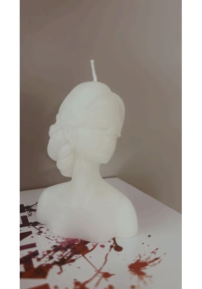 Bernami Mumluk Şamdanpinterest Hediyelik Kokulu Maskeli Kız Mum Diğer