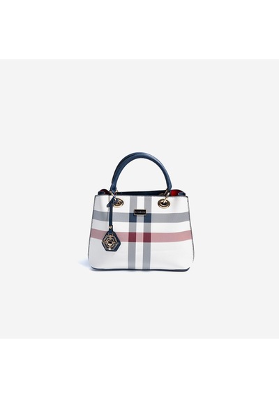 Kadın Silver & Polo Sp1272-mk3 Sılver Polo El Çantası Beyaz-lacivert Beyaz - Lacivert