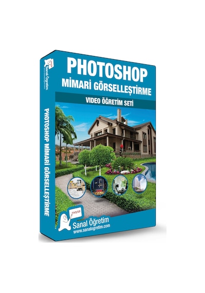 Photoshop Mimari Görselleştirme Video Ders Eğitim Seti