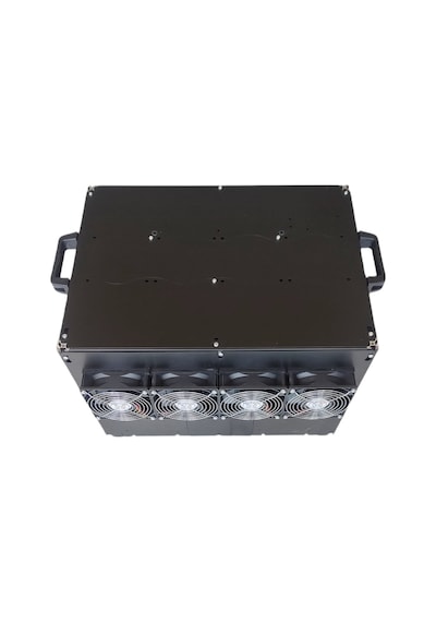 RigBu Kapalı Mining Rig Kasası SK53 Fanlı Siyah