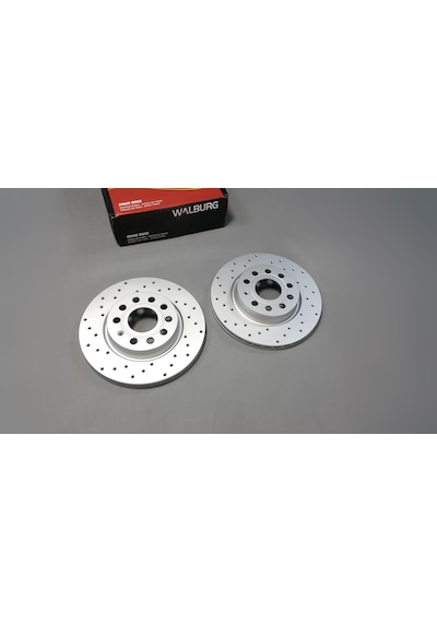 Vw Caddy 2k 2003-2015 Spor Delik Ön Fren Diski Takım 280mm