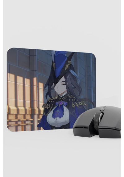 Clorinde Genshin Impact Anime Gacha V3 - 22x18 Gaming Mouse Pad Fare Altlığı